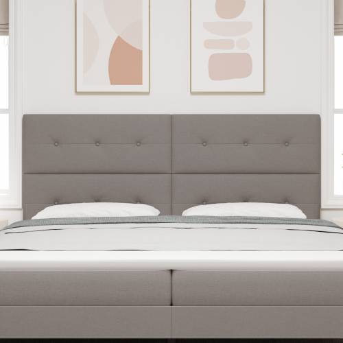 LED Uzglavlje Taupe 100 cm Tkanina Cijena