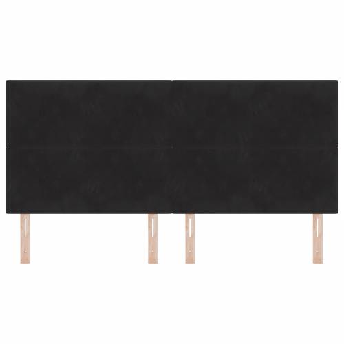 LED uzglavlje Crno 100 cm Baršun Cijena