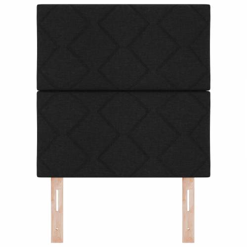 LED uzglavlje s dijamantnim blokovima crno 80 cm tkanina Cijena