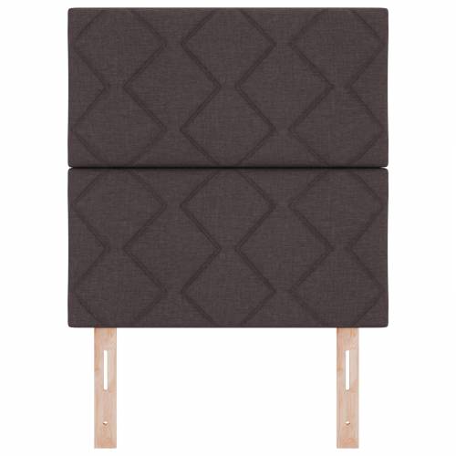 LED uzglavlje s dijamantnim uzorkom tamnosmeđe 80 cm tkanine Cijena