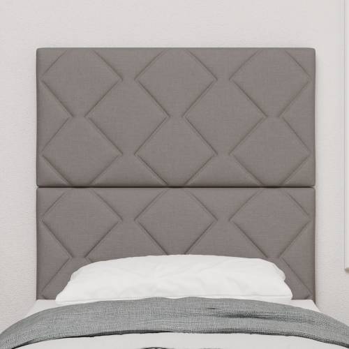 LED Uzglavlje s Dizajnom Dijamantnog Oplitanja Taupe 80 cm Tkanina Cijena