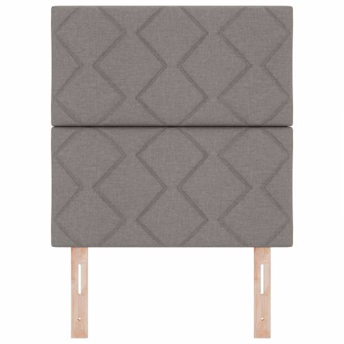LED Uzglavlje s Dizajnom Dijamantnog Oplitanja Taupe 80 cm Tkanina Cijena