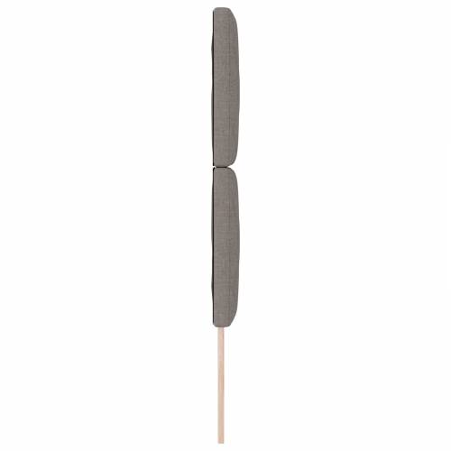 LED Uzglavlje s Dizajnom Dijamantnog Oplitanja Taupe 80 cm Tkanina Cijena