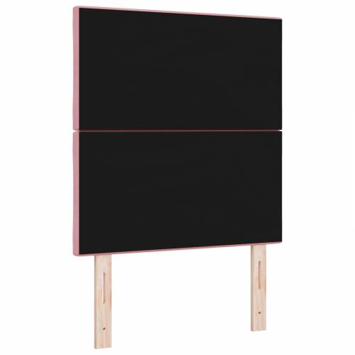 LED uzglavlje dizajn dijamantnih blokova ružičasto 80 cm baršunasto Cijena