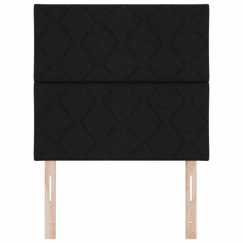LED uzglavlje dizajn dijamantskih blokova crno 90 cm tkanina Cijena