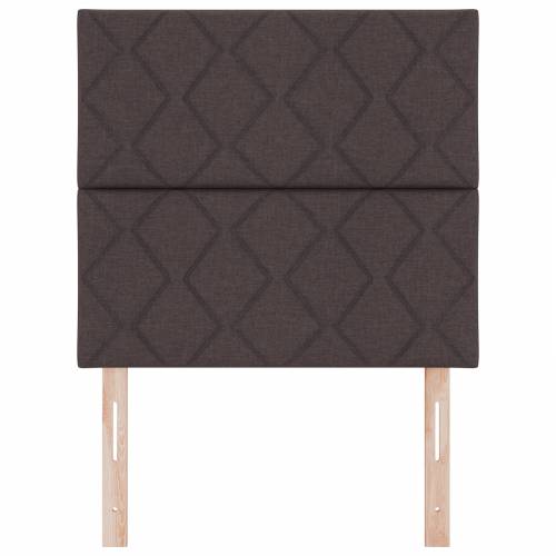 LED uzglavlje dizajn dijamantnih blokova tamnosmeđa 90 cm tkanina Cijena