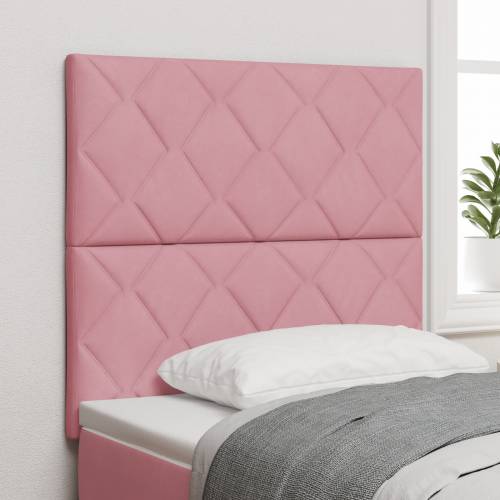 LED uzglavlje dijamantskih blokova dizajn ružičasto 90 cm pliš Cijena