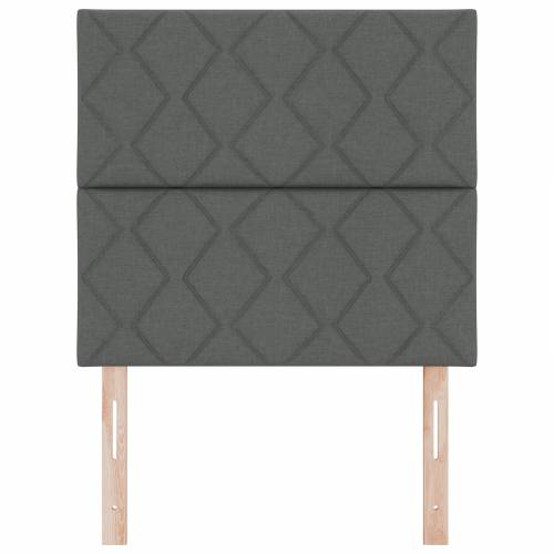 LED Uzglavlje Geometrijski Uzorak Tamno Sivo 100 cm Tkanina Cijena
