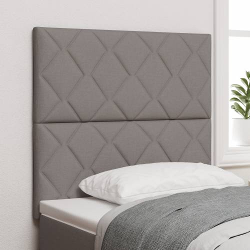 LED Uzglavlje Dizajn Dijamantnih Blokova Taupe 100 cm Tkanina Cijena