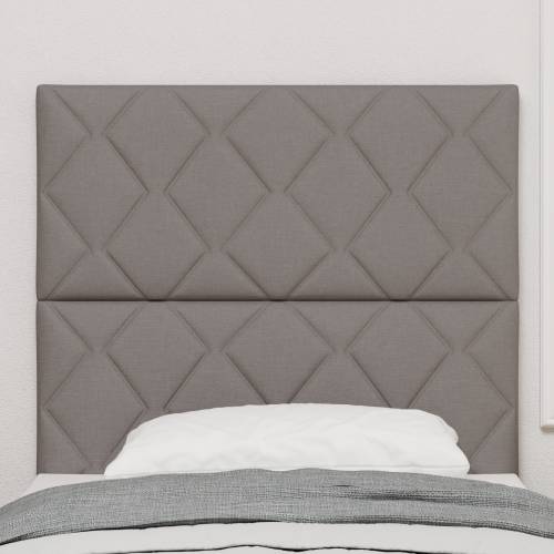 LED Uzglavlje Dizajn Dijamantnih Blokova Taupe 100 cm Tkanina Cijena