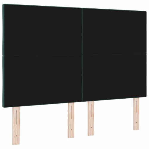 LED uzglavlje dijamantskih blokova tamnozelena 144 cm baršun Cijena