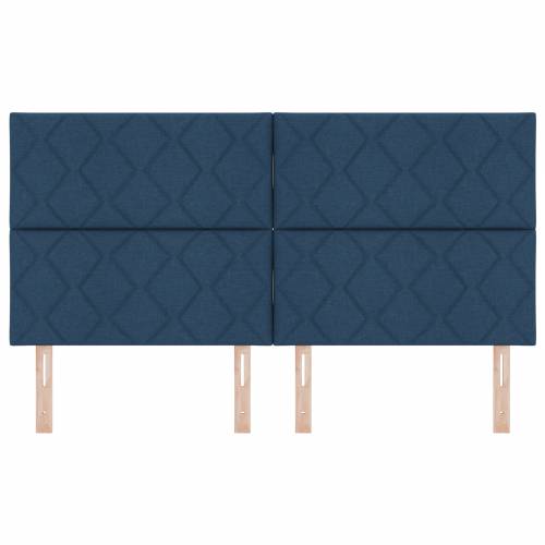 LED uzglavlje s dijamantskim uzorkom Plava 180 cm Tkanina Cijena