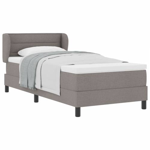 Box Spring Krevet s Madracem Taupe 80x200 cm Tkanina Cijena
