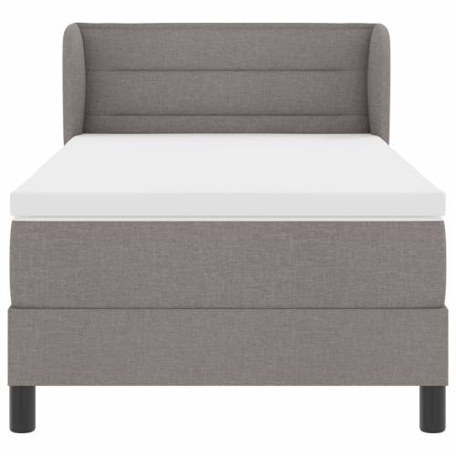 Box Spring krevet s madracem - Taupe - 90x200 cm - Tkanina Cijena