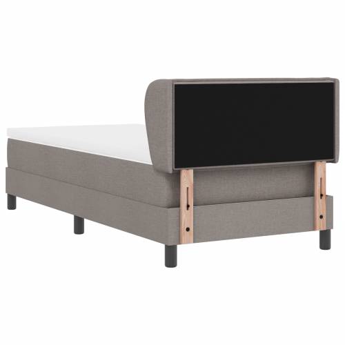Box Spring krevet s madracem - Taupe - 90x200 cm - Tkanina Cijena