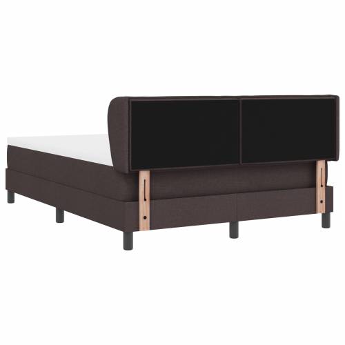Boxspring krevet s madracem tamnosmeđi 160x200 cm tkanina Cijena
