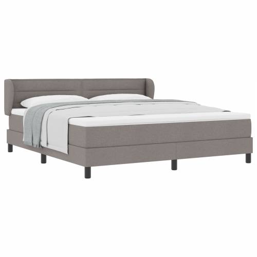 Box Spring Krevet s Madracem Taupe 180x200 cm Tkanina Cijena