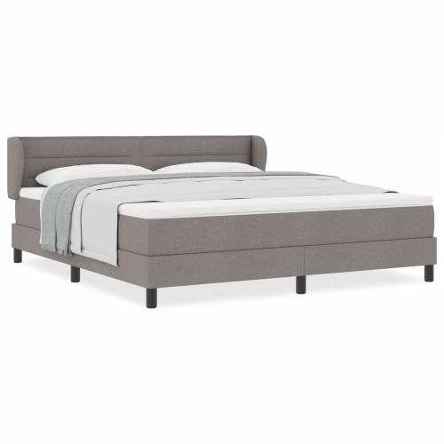 Box Spring Krevet s Madracem Taupe 180x200 cm Tkanina Cijena