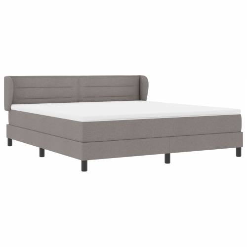 Box Spring Krevet s Madracem Taupe 180x200 cm Tkanina Cijena