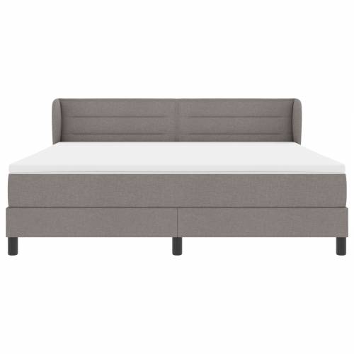 Box Spring Krevet s Madracem Taupe 180x200 cm Tkanina Cijena