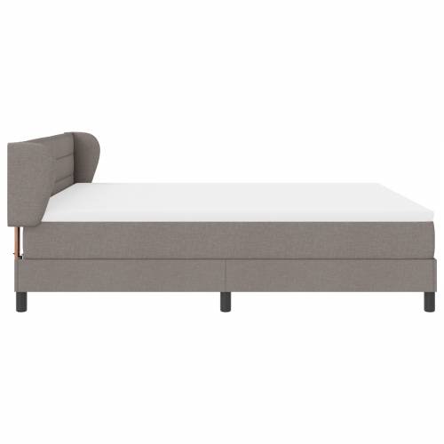 Box Spring Krevet s Madracem Taupe 180x200 cm Tkanina Cijena