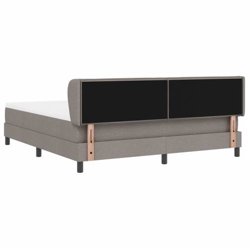Box Spring Krevet s Madracem Taupe 180x200 cm Tkanina Cijena