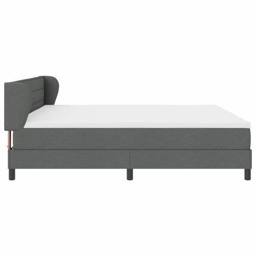box spring krevet s madracem tamno sivi 200x200 cm tkanina Cijena