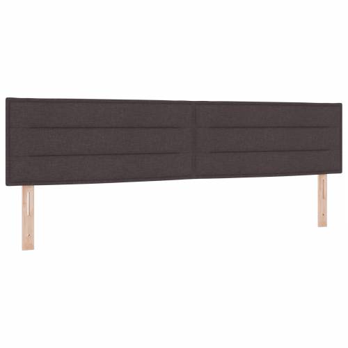 Box Spring Krevet s Madracem Tamno Smeđi 200x200 cm Tkanina Cijena