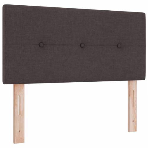 Box spring krevet s madracem tamno smeđi 80x200 cm tkanina Cijena