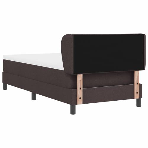 Box spring krevet s madracem tamno smeđi 80x200 cm tkanina Cijena