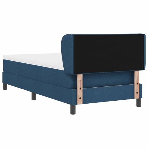 Krevet sa podnicom i madracem Plavi 100x200 cm Tekstil Cijena