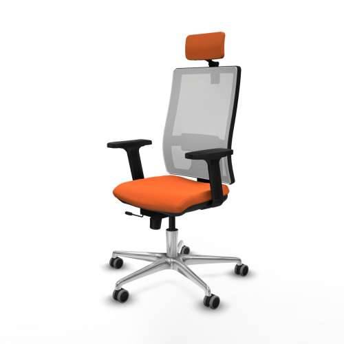Uredska stolica sa uzglavljem Horna Traslack Piqueras y Crespo 2D086G2 Oranžna Cijena
