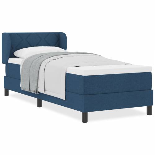 Box Spring Krevet s Madracem Plava 80x200 cm Tkanina Cijena