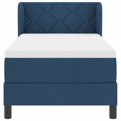 Box Spring Krevet s Madracem Plava 80x200 cm Tkanina Cijena
