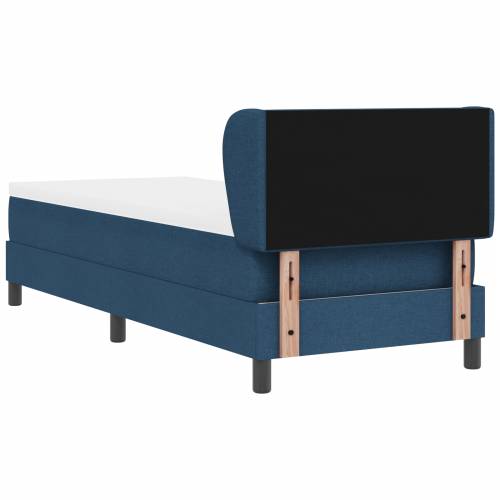 Box Spring Krevet s Madracem Plava 80x200 cm Tkanina Cijena