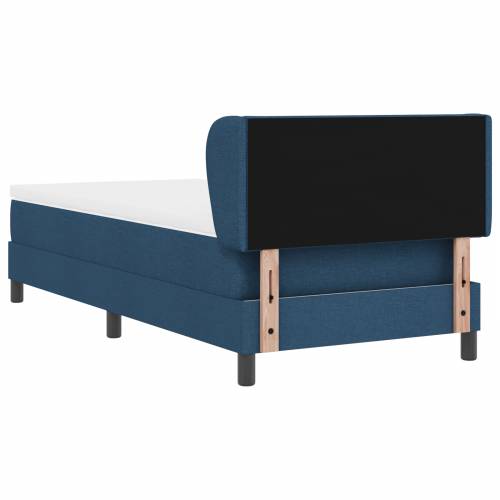 Box Spring Krevet s Madracem Plavi 90x190 cm Tkanina Cijena