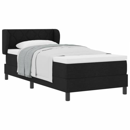 Okvir kreveta s madracem Crna 90x200 cm Tkanina Cijena