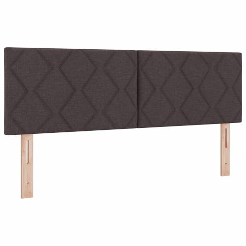 Krevet s opružnom podlogom i madracem tamnosmeđi 140x190 cm tkanina Cijena