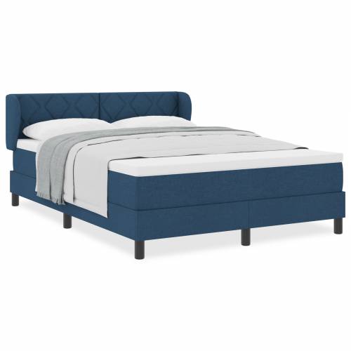 Boxspring krevet s madracem plavi 160x200 cm tkanina Cijena