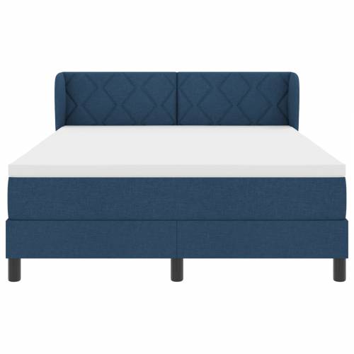 Boxspring krevet s madracem plavi 160x200 cm tkanina Cijena