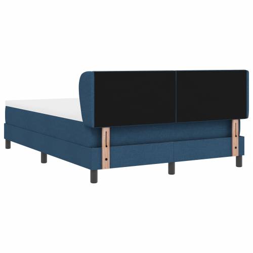 Boxspring krevet s madracem plavi 160x200 cm tkanina Cijena