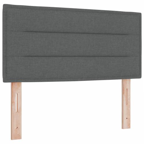 Box Spring Krevet s Dušekom Tamnosiva 80x200 cm Tkanina Cijena