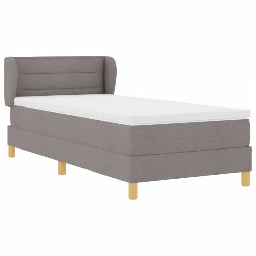 Tapecirani krevet s madracem Taupe 90x200 cm Cijena