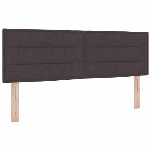 Box Spring Krevet s Madracem Tamnosmeđi 140x200 cm Tkanina Cijena