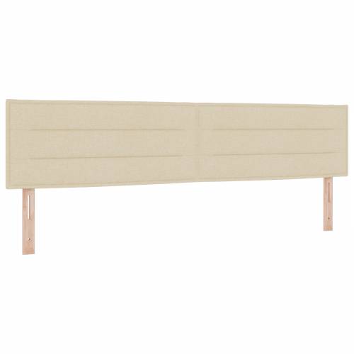Uzglavlje s madracem Krem 200x200 cm Tkanina Cijena