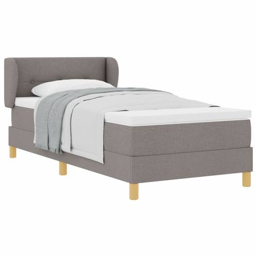 Box Spring Krevet s Madracem u Taupe boji - 80x200 cm Cijena