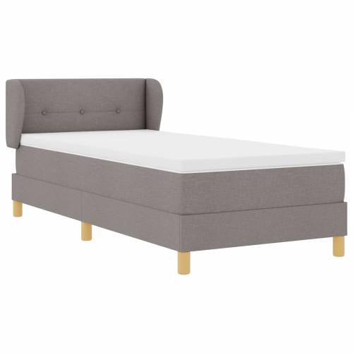 Box Spring Krevet s Madracem u Taupe boji - 80x200 cm Cijena