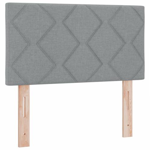 Box Spring Krevet s Madracem Svjetlosiva 80x200 cm Tkanina Cijena