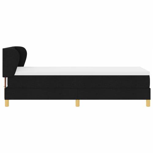 Box Spring Krevet s Madracem Crni 80x200 cm Tkanina Cijena