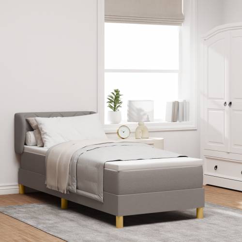 Box Spring krevet s madracem taupe 80x200 cm, tkanina Cijena
